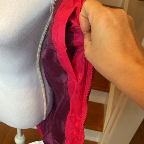 Spyder Hot Pink Purple Lined Girls Puffer Long Synthetic Down Jacket Lg 14/16 - Picture 11 of 15